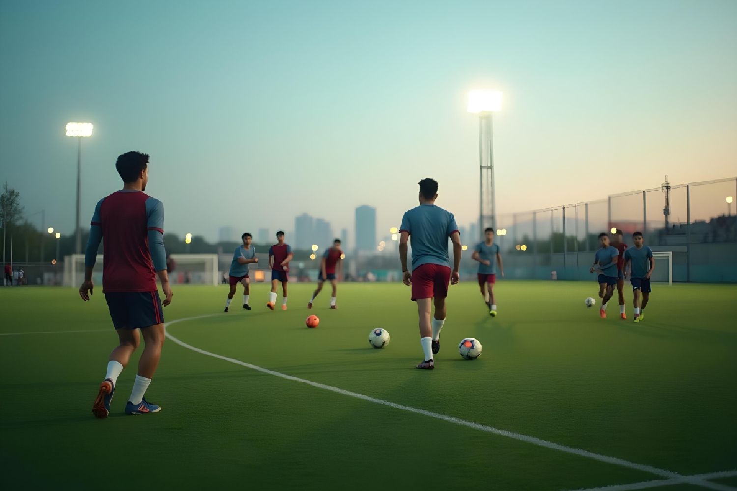 Living the athlete life at our Football coaching academy in Seoni and Swimming pool and swimming classes Seoni