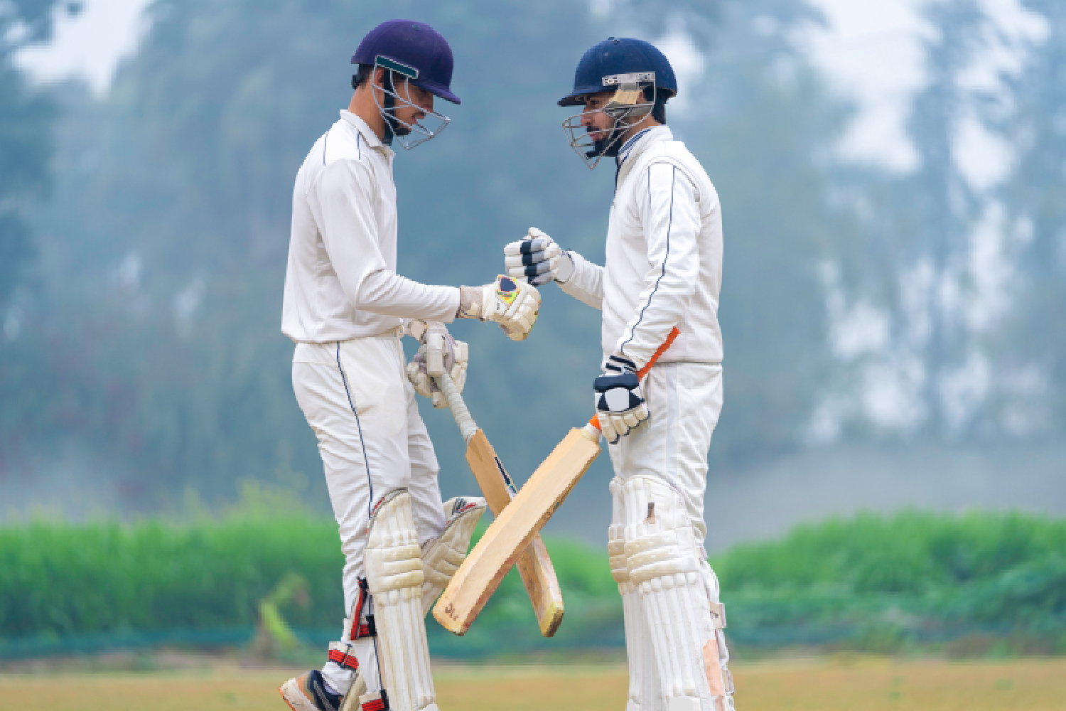 A young athlete practicing shot execution on turf wickets at the best cricket academy in Seoni.