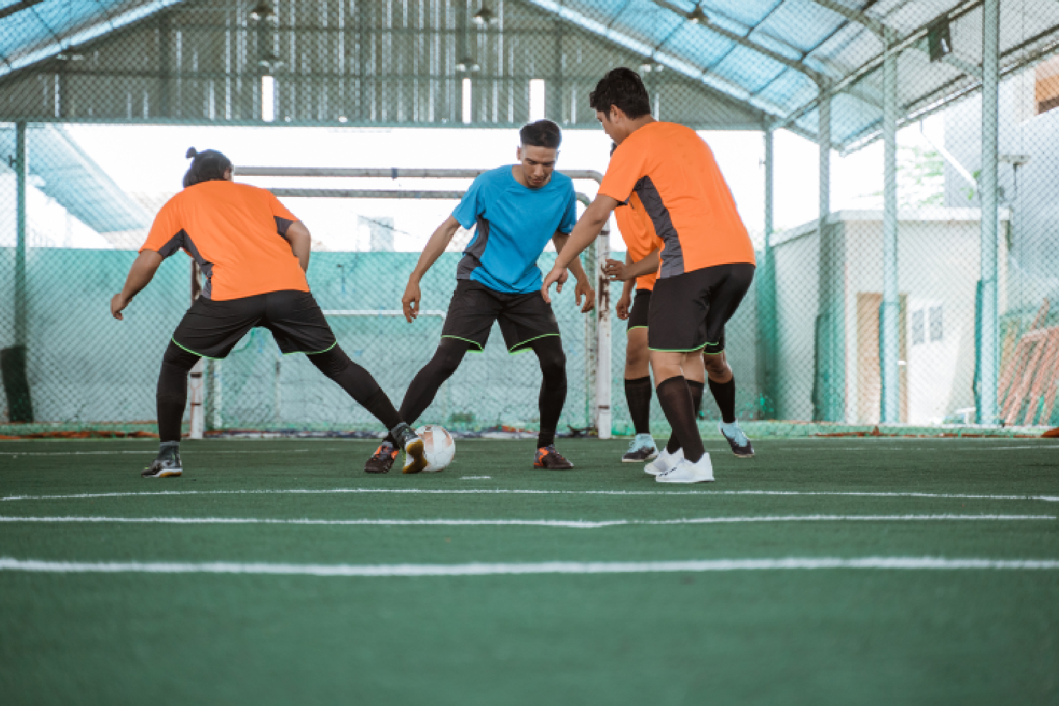 Professional mat training execution at the Kabaddi training academy Seoni and nets
